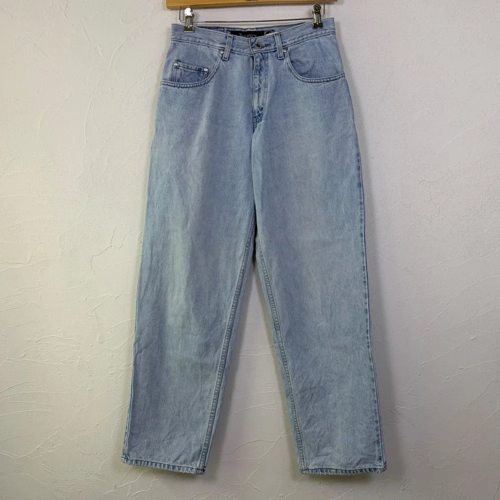 Vintage Levis SilverTab Baggy Jeans Mens W30 L32 Light Wash Denim Skate 90s